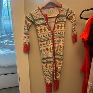 Little sleepies onesie Christmas pajamas, extremely soft and barely worn.